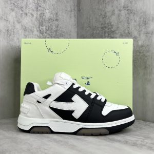 Off-White Black White Low Top Casual Sneakers