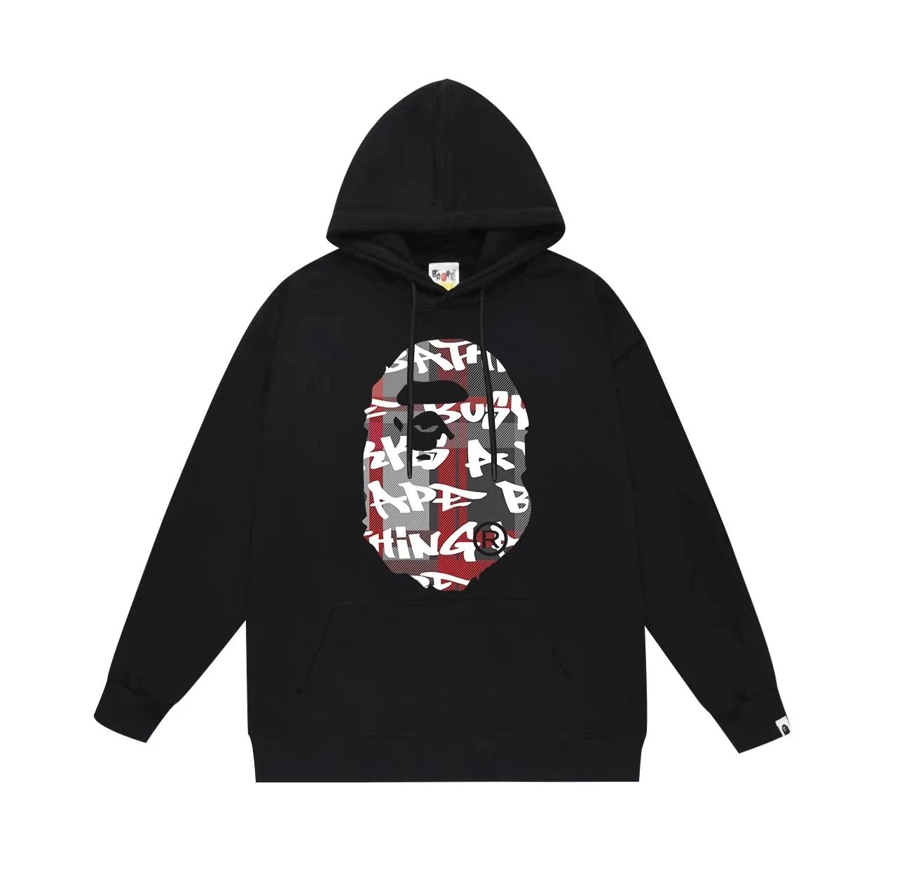A Bathing Ape BAPE Black Camo Ape Head Hoodie