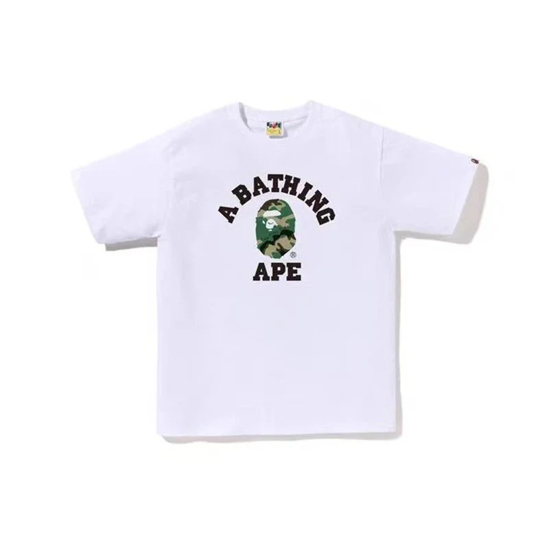 A Bathing Ape BAPE Camo Ape Head White T-Shirt