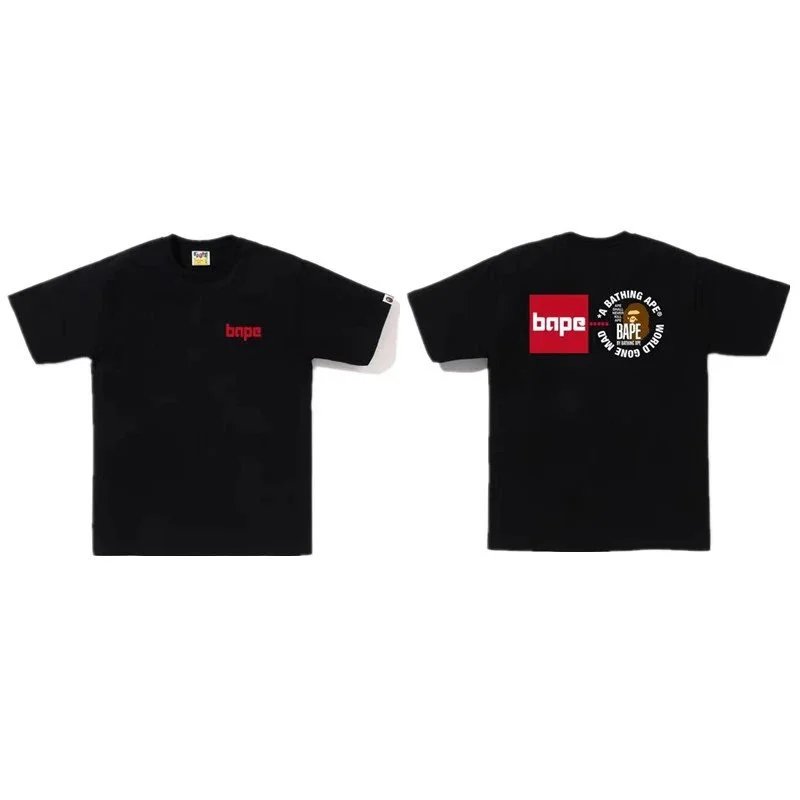 A Bathing Ape BAPE Black Logo Graphic T-Shirt