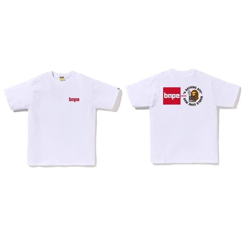 A Bathing Ape Bape Logo White T-Shirt