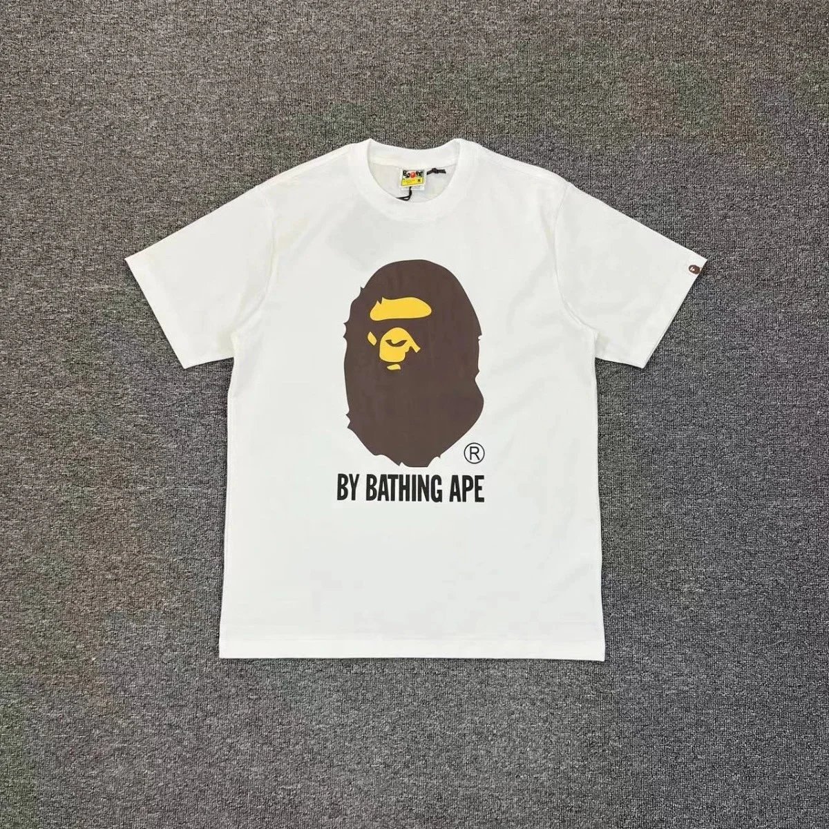 A Bathing Ape White Ape Head Logo T-Shirt