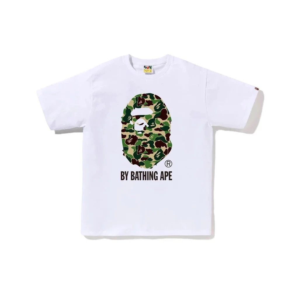 A Bathing Ape Camo Ape Head White T-Shirt