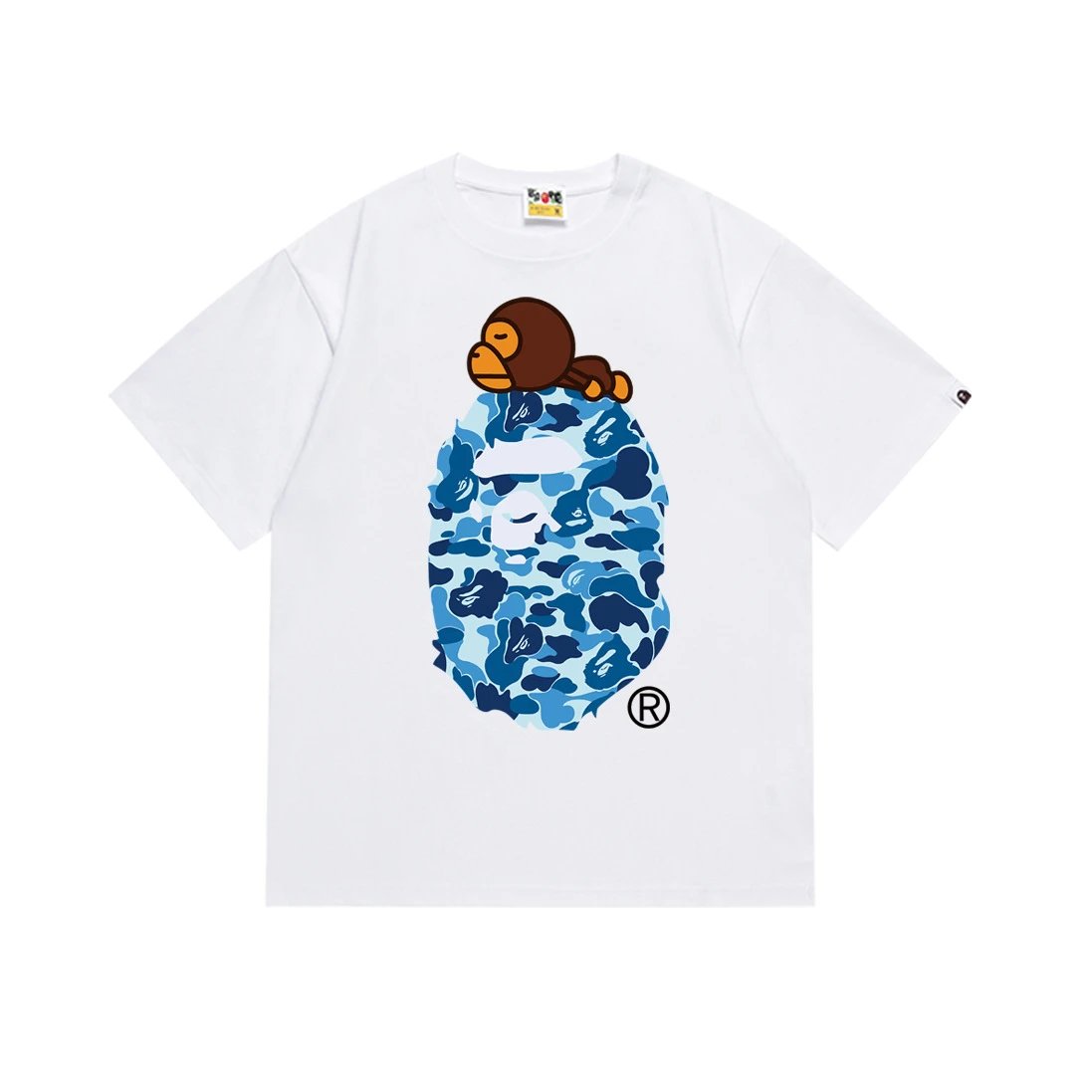 A Bathing Ape BAPE Camo Ape Head Graphic T-Shirt