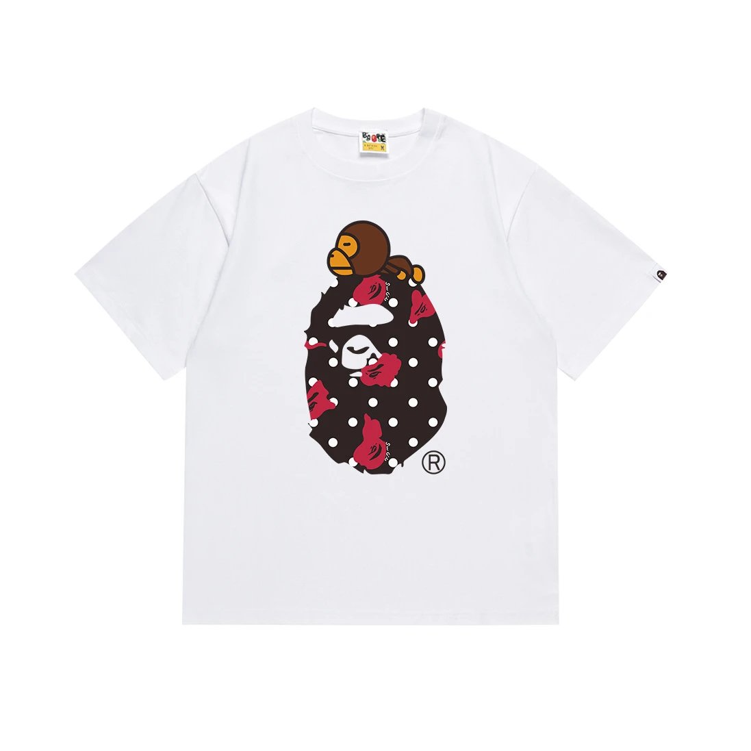 A Bathing Ape Baby Milo Ape Head White T-Shirt