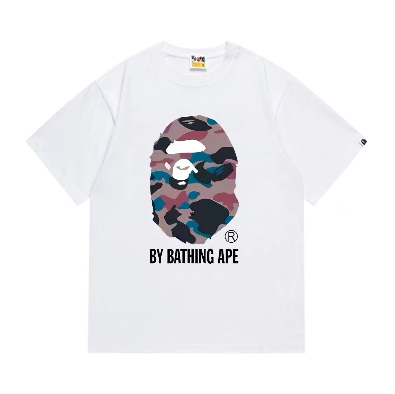 A Bathing Ape BAPE Camo Ape Head White T-Shirt