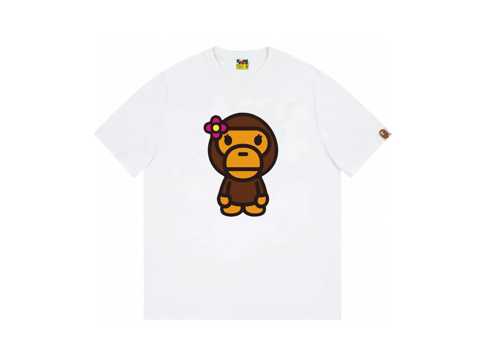 A Bathing Ape Baby Milo Flower White T-Shirt