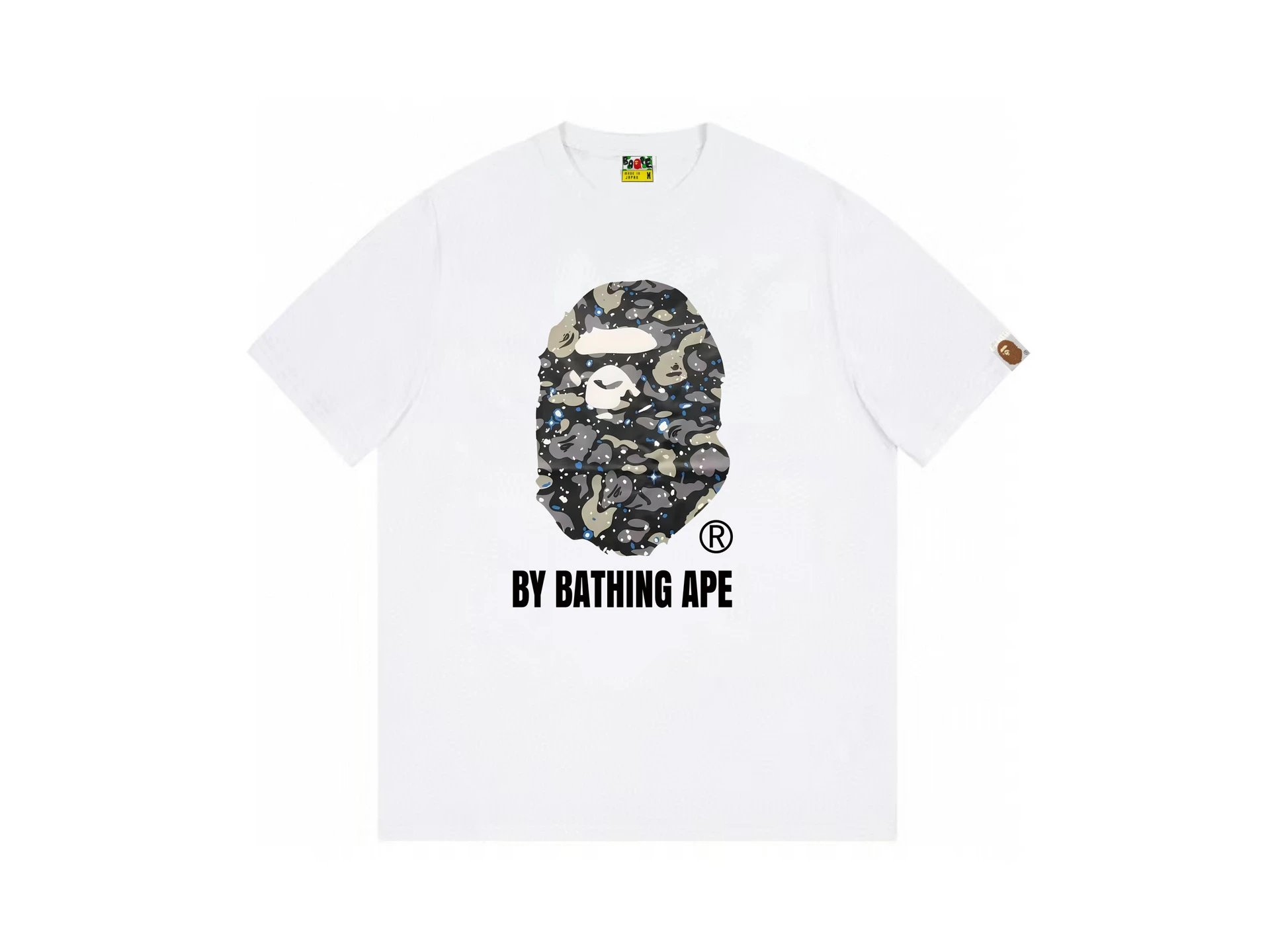 A Bathing Ape BAPE Camo Ape Head White T-Shirt