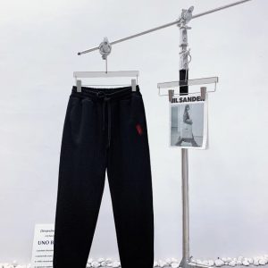 Ralph Lauren Black Pony Logo Drawstring Sweatpants
