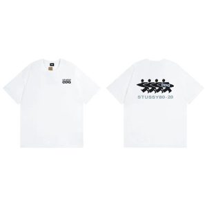 Stussy CDG 80-20 White Graphic T-Shirt