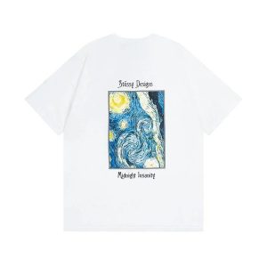 Stussy Midnight Insanity Graphic White T-Shirt
