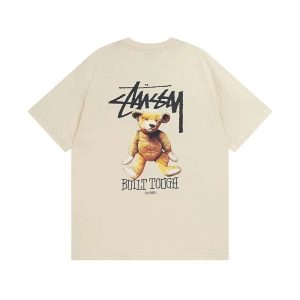 Stussy Built Tough Teddy Bear Graphic T-Shirt