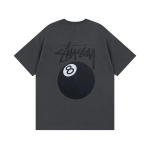 Stussy 8 Ball Graphic Dark Gray T-Shirt