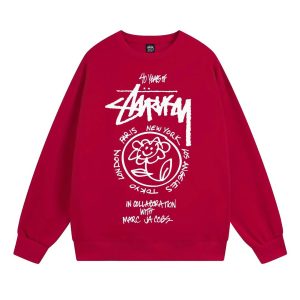 Stussy x Marc Jacobs 40th Anniversary Red Sweatshirt