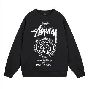 Stussy x Marc Jacobs 40th Anniversary Black Sweater