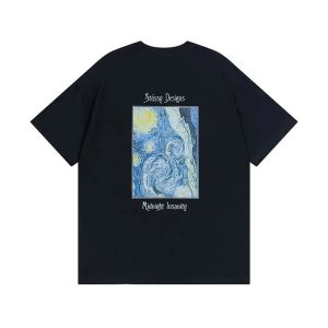 Stussy Midnight Insanity Graphic Black T-Shirt