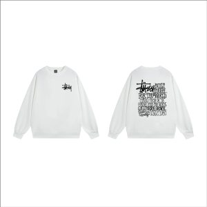 Stussy Built Tough White Crewneck Sweatshirt