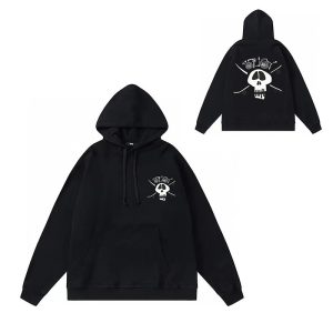 Stussy Skull Graphic Black Pullover Hoodie
