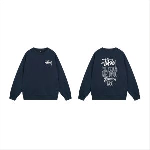 Stussy Built Tough Worldwide Navy Sweatshirt