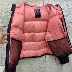 Stussy Pink Puffer Jacket Winter Down Coat