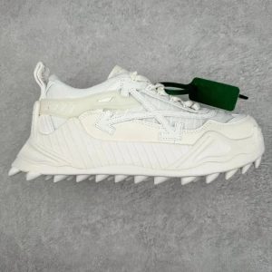 Off-White Odsy 1000 White Spiked Sneakers