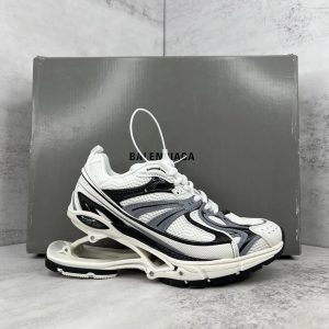 Balenciaga Track Sneakers White Gray Mesh Runner