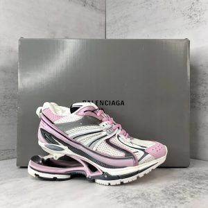 Balenciaga Pink White Chunky Dad Sneakers Women