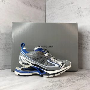 Balenciaga Runner Blue Gray Mesh Sneakers Shoes