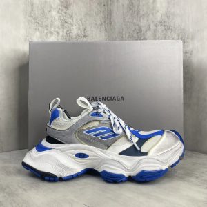 Balenciaga Triple S Blue White Chunky Sneakers
