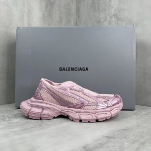 Balenciaga Track Pink Mesh Chunky Running Sneakers