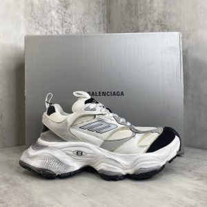 Balenciaga Sporty B White Grey Chunky Sneakers