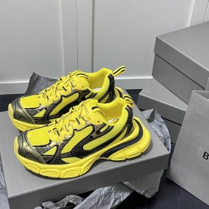 Balenciaga Yellow Black Chunky Running Sneakers for Men