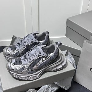 Balenciaga Track Gray Mesh Chunky Sneakers