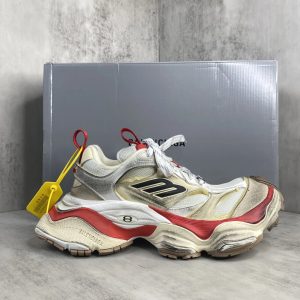 Balenciaga Runner White Red Sneakers Shoes