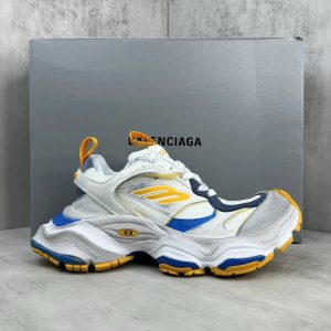 Balenciaga Runner White Yellow Blue Sneakers