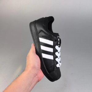Adidas Superstar Black White Low Top Sneakers