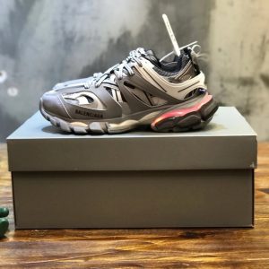 Balenciaga Track Gray Chunky Sneakers Casual Running Shoes