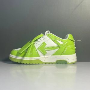 Off-White Out Of Office Green White Low Sneakers