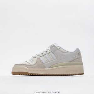 Adidas Retro White Leather Casual Sneakers