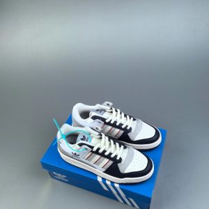 Adidas Forum Low White Black Blue Sneakers