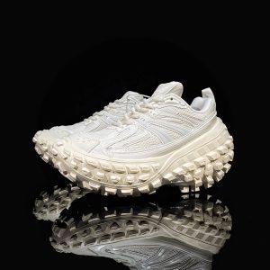 Balenciaga White Chunky Platform Sneakers Shoes