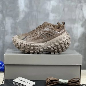 Balenciaga Beige Track Runner Chunky Sneakers Shoes