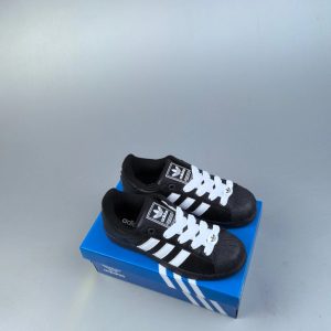 Adidas Superstar Black White Low Top Sneakers