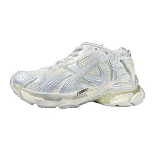 Balenciaga Triple S White Chunky Dad Sneakers
