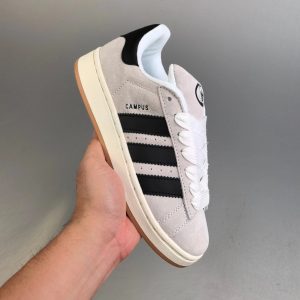 Adidas Campus Grey Black Gum Sole Suede Shoes