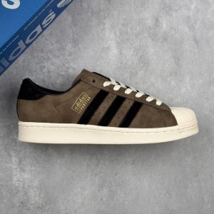 Adidas Superstar Brown Suede Casual Sneakers