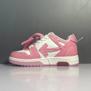ShoesOff Pink White Low Top Sneakers for Women