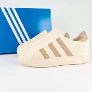 Adidas Slip On Beige Casual Sneakers Shoes