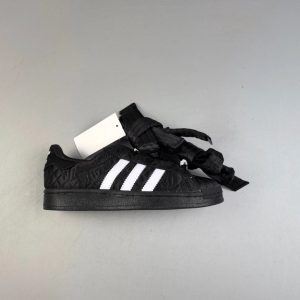 Adidas Superstar Black White Low Top Sneakers