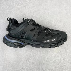 Balenciaga Black Runner Mesh Sneakers Shoes